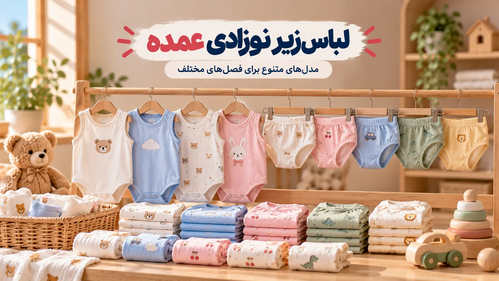 لباس زیر نوزادی عمده - لینک ویترین